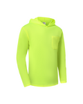 Kiwi High Visibility Neon Long Sleeve Safety Hoodie [75000]
