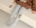 Fleece-Lined Ribbed Footed Leggings – Thermal Winter Toddler & Baby Pants