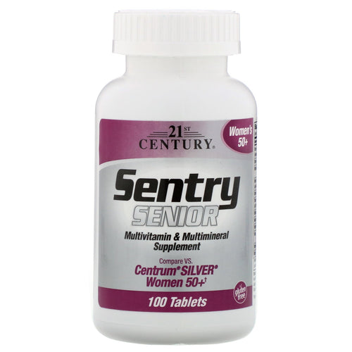 21st Century Sentry Senior 50 Womens Tablets 100Ct