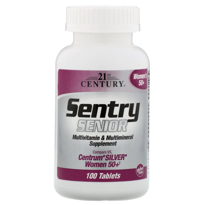 21st Century Sentry Senior 50 Womens Tablets 100Ct