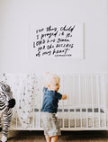 Poster: For this child I prayed