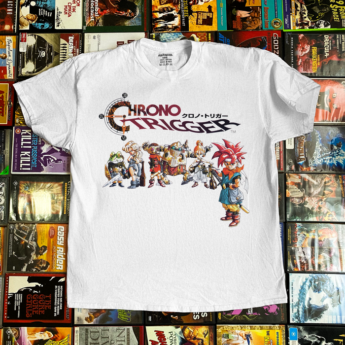 Retro 'Chrono Trigger' Washed White T-Shirt