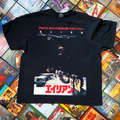 Japanese Promo 'Alien' Poster Washed Black T-Shirt