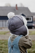 Faux Fur-Lined Kids Winter Hat | Windproof Toddler Trapper Hat