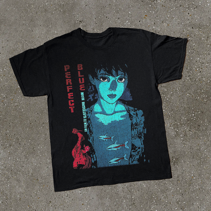 98 Perfect Blue Promo Black T-Shirt