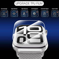 Six Packs of 46mm Self-Healing TPU Watch Series 10 Screen Protectors with Clear Cases, Upgrade Flexible Film for S10, Anti-Scratch, and HD Touch Sensitive Soft Film
