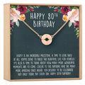 80th Birthday Necklace, Multiple Styles