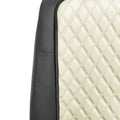 FH Group Car Seat Cushion Faux Leather Airbag Compatible Universal Beige
