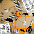COCHIE Halloween J-O-Lantern Stickers 480pcs 1.5in Laser Ghost