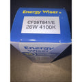 Bulbrite 524346 CF26T841/E CFL 26W T4 Triple Tube 4-Pin GX24q-3 4100k Cool White