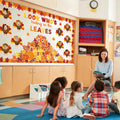 Containlol Fall Thanksgiving Bulletin Board Set Colorful Small 12.6x10.2in