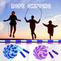 Jump Rope Kids-Soft Beaded Skipping Rope Adjustable Tangle-Free Segmented Jumpin