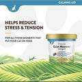 6X NaturVet Quiet Moments Calming Aid + Melatonin Soft Chews for Cats 60ct