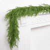 XmasExp Norfolk Pine Garland 6FT Realistic Artificial Christmas Green