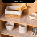 Cooyes Non Adhesive Kitchen Cabinet Shelf Liners Gray Ash Waterproof EVA