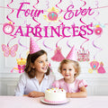 Romart Princess 4th Birthday Party Decorations 2 Banners 8 Swirls Pink Lavender