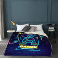 Textattr20 Flannel Gaming Throw Blanket Soft Fleece 50x60 Inches Mt-01