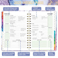 Makapoo 2025 Planner Weekly & Monthly 6.3x8.4 Green Ink Sturdy Cover