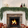 KYGDS Christmas Norfolk Pine Garland 5FT Real Touch Artificial Greenery Green