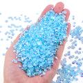 Blinginbox 2500pcs 4mm AB Resin Flatback Rhinestones Sapphire AB