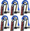 FebSmart VER006C GPU Riser, PCIe X1 to X16 Extension Cable for Ethereum Mining Rigs