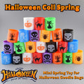 Menzcci Halloween Mini Coil Springs Toys 24 Pcs Plastic Halloween Slinky A24