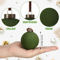 Sotiff Christmas Tree Decorations Velvet Balls 2.4 Inch 12 Pcs Multicolor