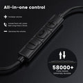 Earphones HiFi Stereo — Wired In-Ear Type C Headphones with Mic & Volume Control