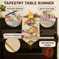 DaDa Bedding Dancing Women African Dreams Elegant Woven Tapestry Dining Table Runner (18117)