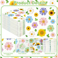 Maniaacer 100 PCS Spring Floral Cocktail Napkins 3-Ply Colorful Paper