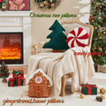 Vdoioe Christmas Tree Throw Pillows Set of 2 Plush Cotton Fill Xmas Decor