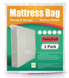 ComfortHome Mattress Bag for Moving and Storage, 3 Mil Thick, Fits Twin and Full Size Mattress, 1 Pack