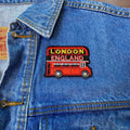 EMBRO BOF London Double-Decker Bus Patch 2.25in Iron On Embroidered