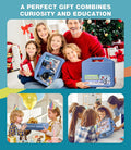 62-pcs Microscope Kit for Kids 5-12, with 13 Prepared & 27 Blank Slides, Science