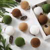 Sotiff Christmas Tree Decorations Velvet Balls 2.4 Inch 12 Pcs Multicolor