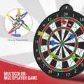 Magnetic Dart Board, 12pcs, Safe Indoor/Party Game for ages 5-12 and Adult
