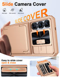 for Galaxy S25+Plus Case Wallet RFID [Cards Holder][Camera Cover][Edge Raised] F