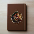 My Wonderful Walls Christmas Family Mouse Hole Decal 3D Effect 5x5 Multi