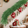 KYGDS Christmas Norfolk Pine Garland 5FT Real Touch Artificial Greenery Green