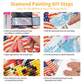 Miairivy God Bless The USA Diamond Art Kit DIY 5D Full Drill 12x16 inches