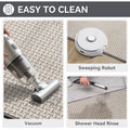 YDKGL Door Mat 17x30 Gray Indoor Dirt Resistant Non-Slip Rubber Backing