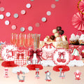 ArowlWesh Red Bow Baby Shower Honeycomb Centerpiece Table Decoration