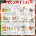 Threehoney 48Pc Wooden Christmas Ornaments Painting Tools Colorful 2.36-2.76in