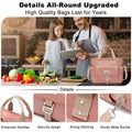 Weitars Lunch Bag for Women Work,Insulated Lunch Box Extra Large Lunch Tote Bag