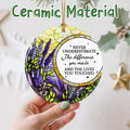 VIAKDEM Christmas Ornaments Going Away Goodbye Farewell Gifts Design H