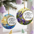 VIAKDEM Christmas Ornaments Going Away Goodbye Farewell Gifts Design H
