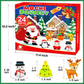 Govetom 2025 Mochi Squishy Advent Calendar 24 Days Multi-color Stress Toys