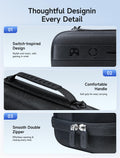 JSAUX Large Capacity Hard Shell Carrying Case Nintendo Switch 2, 20 Slots Black