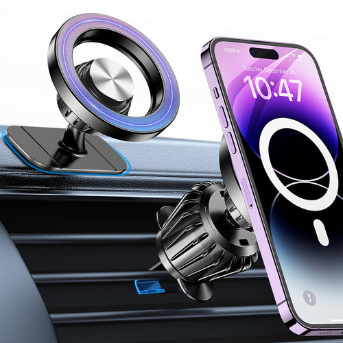 Car Mount — 20 Strong Magnets Magnetic Dashboard Phone Holder for iPhone 17/16/1