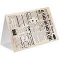 Ziwenhu Jumbo 45th Birthday Card Gift for Women Men Color zw-349